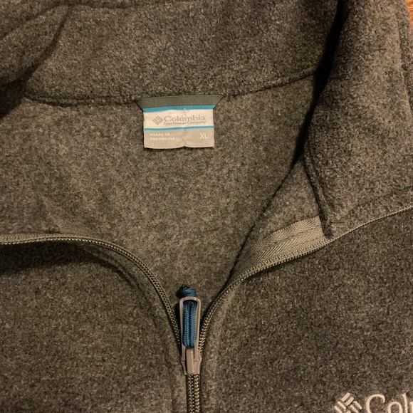 Columbia Teal and Gray Men's Jacket - Picture 2 of 2